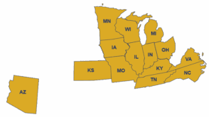az-tn-il-in-ia-ks-ky-mi-mn-mo-nc-oh-va-wi-areas-served